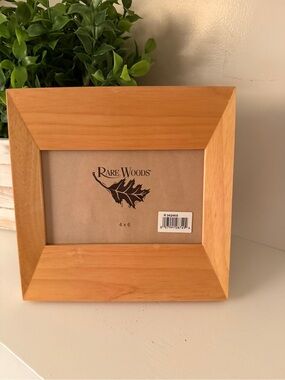 Rare Woods Metro Natural Wood Picture Frame 4x6 NIB Modern Photo Frame